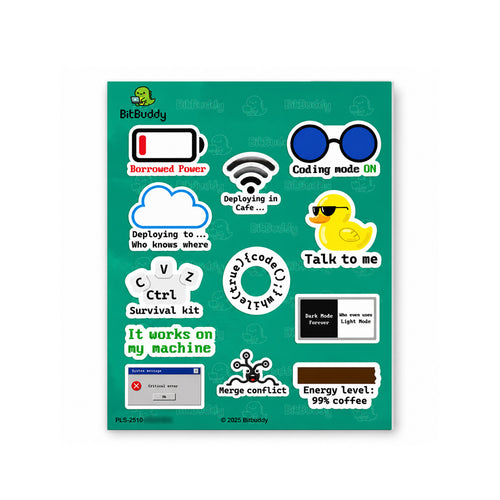 Programmer's sticker sheet